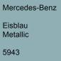 Preview: Mercedes-Benz, Eisblau Metallic, 5943.